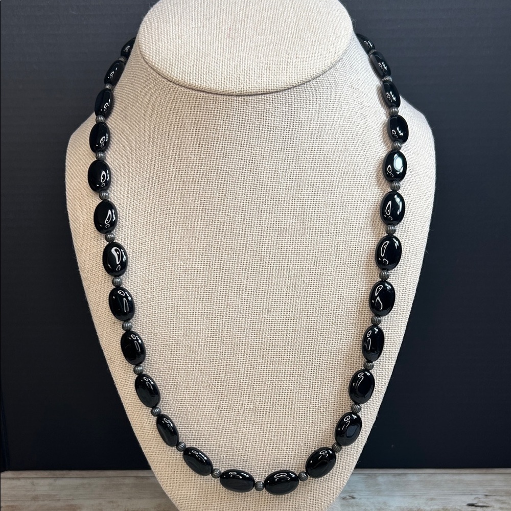 Carolyn Pollack 925 Black Onyx Necklace